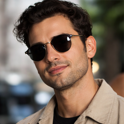 Ejemplo incorrecto con lentes oscuros